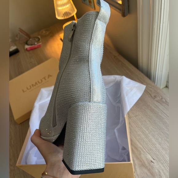 NEW Rhinestone Ankle Boots - Picture 5 of 10